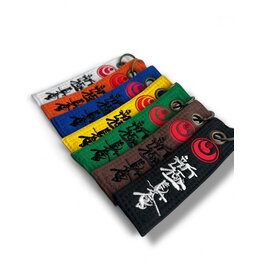 ISAMU Shinkyokushin Color Kyu Belt Keychain XL