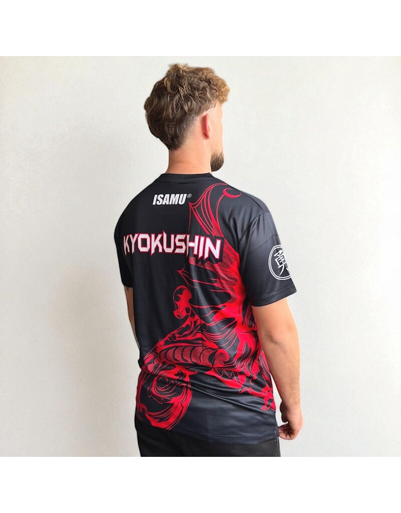 ISAMU Kyokushin Ryuu T-shirt – Grijs of Rood