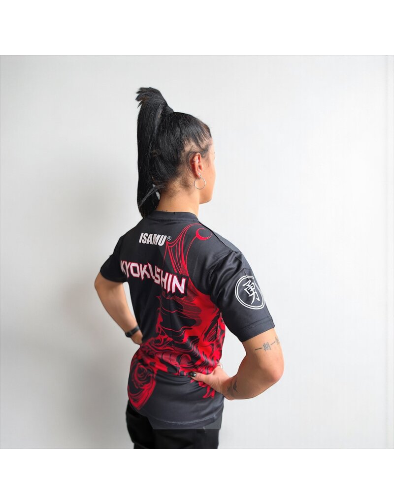 ISAMU Kyokushin Ryuu T-shirt – Grijs of Rood