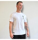 ISAMU Osu Shinkyokushin Kanji T-shirt Wit