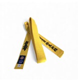 ISAMU Kyokushinkai colored Kyu belt with kanji embroidery – IKO Kanji