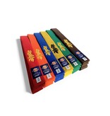 ISAMU Kyokushinkai colored Kyu belt with kanji embroidery – IKO Kanji