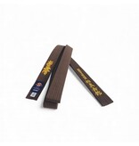 ISAMU Kyokushinkai colored Kyu belt with kanji embroidery – IKO Kanji