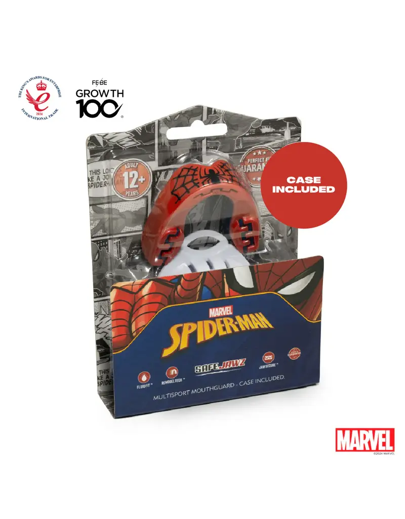Safejawz Spider Man Mouthguard for Combat Sports