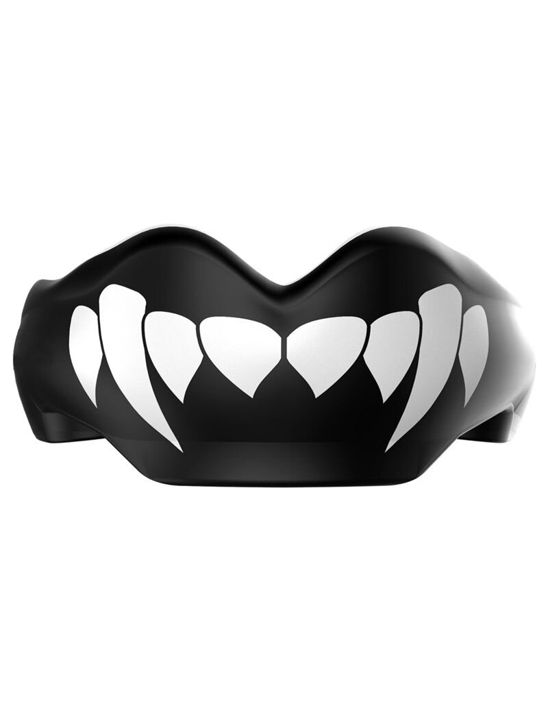 Safejawz Dracula Black/White Mondbeschermer voor Beugels