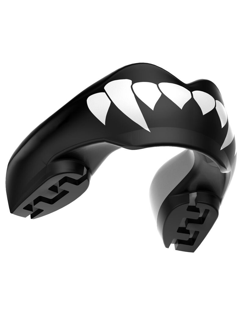 Safejawz Dracula Black/White Mouthguard for Braces