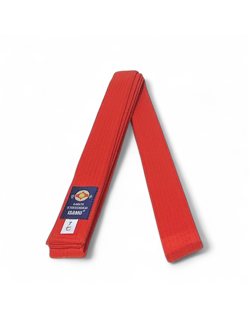 ISAMU Standard Kyokushinkai Color Kyu Belt