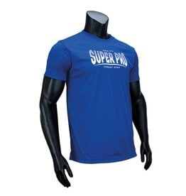 Super Pro Dryfit T-shirt Stripes Blauw-Wit