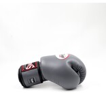 Twins Boxing Gloves BGVL-3 Grey – handcrafted Muay Thai gloves made from premium cowhide leather