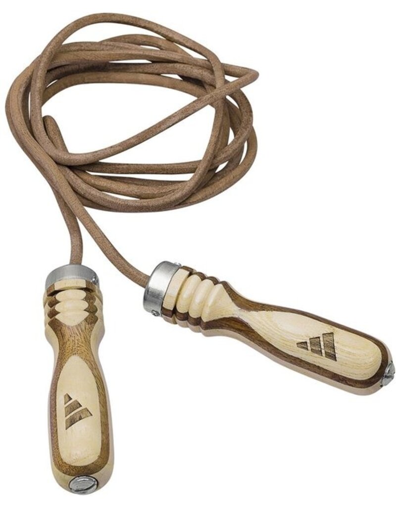 Professional Leather Jump Rope with Wooden Handles