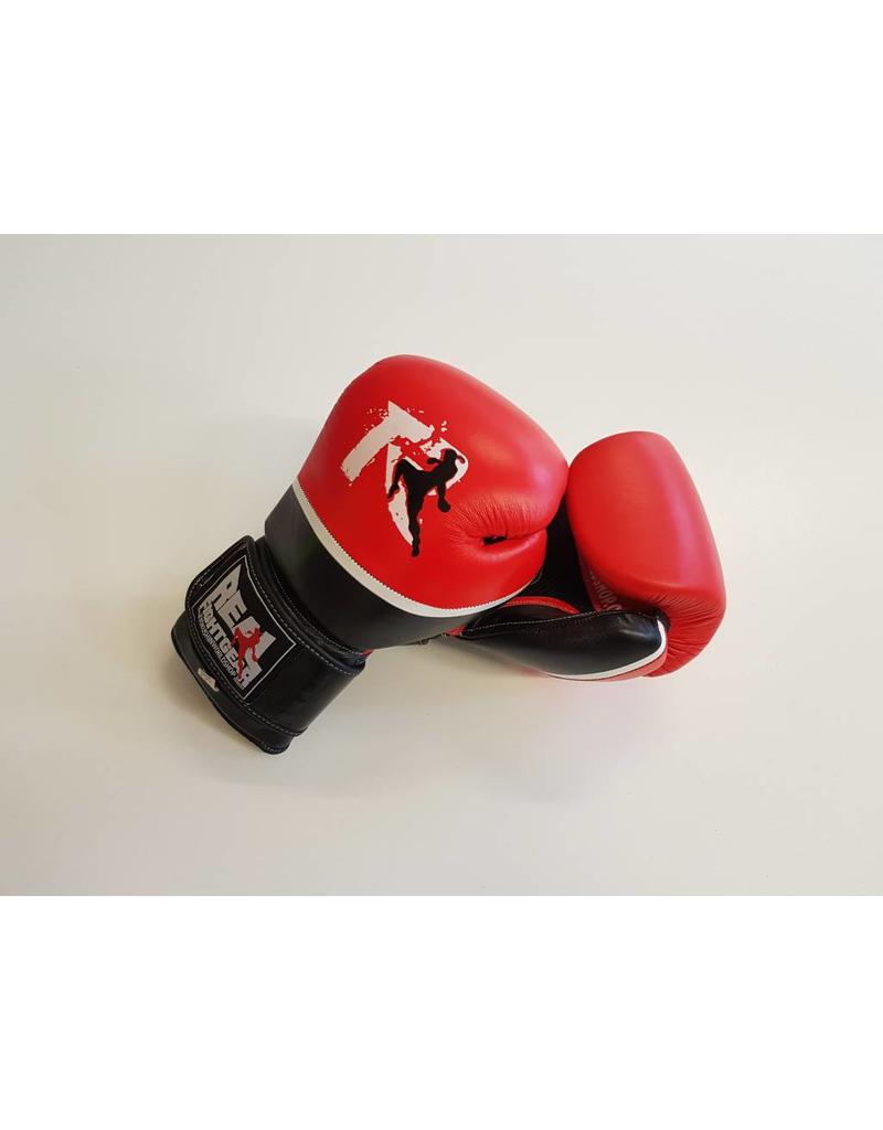 REALFIGHTGEAR Real Fightgear BXRB-1 Boks Handschoenen - Rood/Zwart