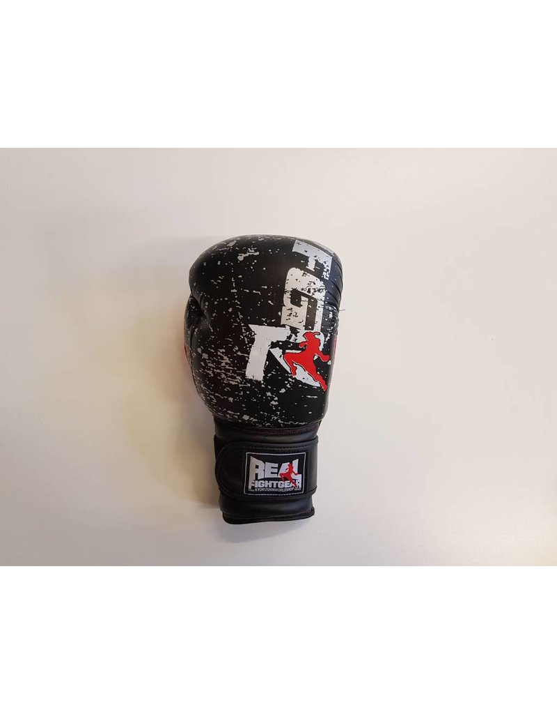 REALFIGHTGEAR Real Fightgear BXBR-1 Boks Handschoenen - Zwart/Rood