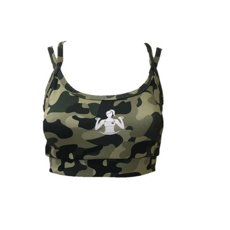 ISAMU Isamu Camo Green Sports Top -SALE!!