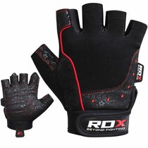 Gym glove Armara red stone Woman