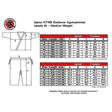 ISAMU ISAMU Kyokushinkai karate gi Excellence