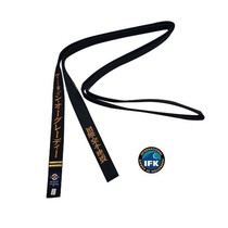 IFK KYOKUSHINKAI KARATE BLACK BELT