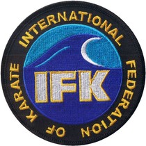INTERNATIONAL FEDERATION OF KARATE (IFK) LOGO BORDURING