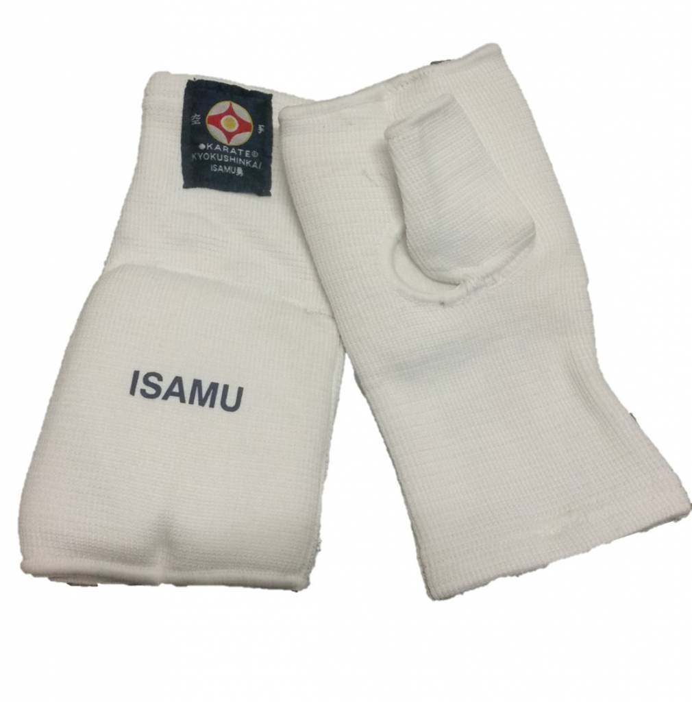 ISAMU ELASTIC KARATE PROTECTION HAND MITTS with thumb