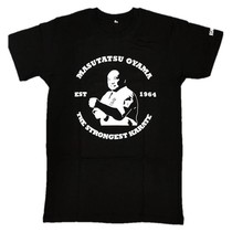 MAS OYAMA THE STRONGEST KARATE T-SHIRT ZWART