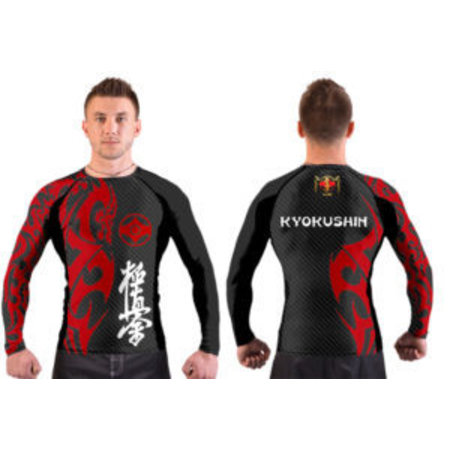 ISAMU ISAMU KYOKUSHIN “ATTACK" FIGHT RASHGUARD