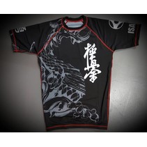 KYOKUSHIN KARATE FIGHT RASHGUARD-RYUU Zwart/grijs