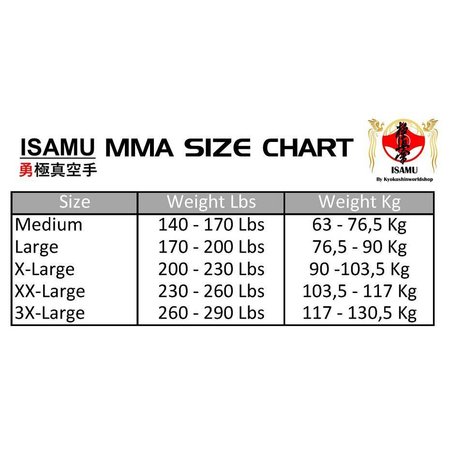 ISAMU ISAMU KYOKUSHIN KARATE FIGHT SHORTS-RYUU ZW/GRIJS