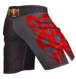 ISAMU ISAMU KYOKUSHIN KARATE FIGHT SHORTS-ATTACK BLACK/RED