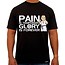 ISAMU “Pain is Temporary Glory is Forever Kyokushin Vechter T-Shirt - Zwart