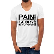 “Pain is Temporary Glory is Forever Kyokushin T-Shirt - Wit