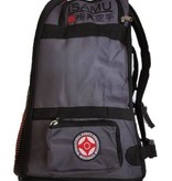 ISAMU ISAMU Multifunctional Embrodered "Kyokushin warrior backpack / duffel bag"