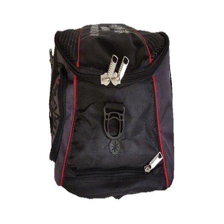 ISAMU ISAMU Multifunctional Embrodered "Kyokushin warrior backpack / duffel bag"