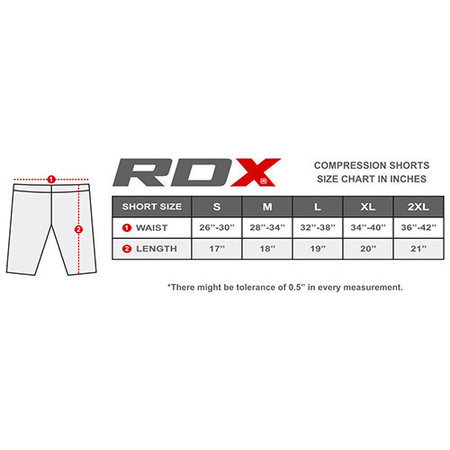 RDX SPORTS Clothing Compression Shorts Multi