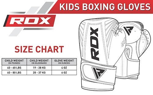 Rdx Glove Size Chart
