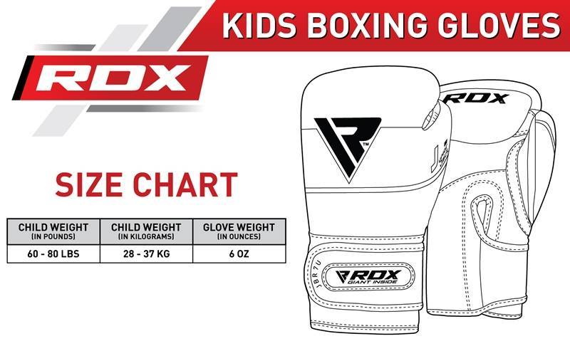 RDX Gants de boxe pour enfants J7 6oz