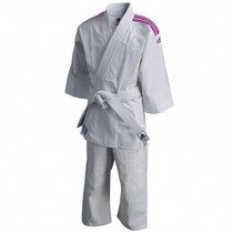 Judopak kind J200E Evolution wit/roze