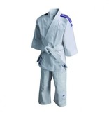 Adidas Judopak kind J200E Evolution wit/blauw