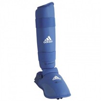 WKF Shin Protector With Removable Foot / Bleu