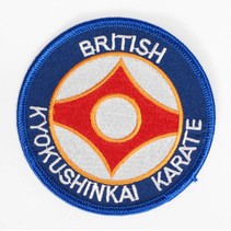 BRITISCH KYOKUSHINKAI KARATE ORGANISATIE LOGO BORDURING