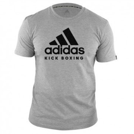 Adidas SALE!!-adidas T-Shirt Kickboxing Community Gray / Black