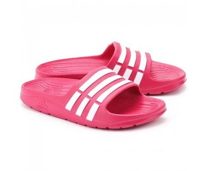 pink sliders adidas