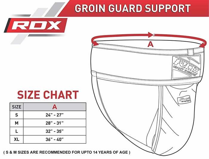 RDX Groin Guard, Supporter H1, white, S, S