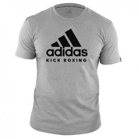 Adidas SALE!!-Adidas Kids T-Shirt Kickboxing Community Grey/Black