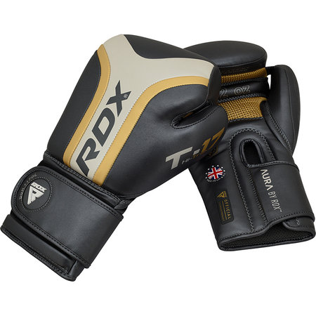 RDX SPORTS RDX T17 Aura Boxing Gloves Golden