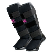 Super Pro Combat Gear Shin Guards Savior Black/Pink