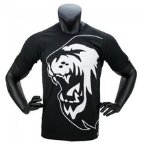 Super Pro T-Shirt Lion Logo Black / White