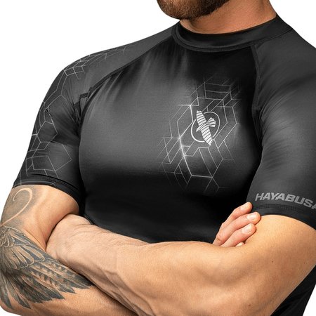 HAYABUSA Hayabusa Geo Korte Mouwen Rashguard Grijs