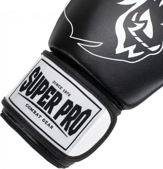 Super Pro Bag Leather Black Undisputed White Gloves / Gear Combat Punching | Budoworldshop