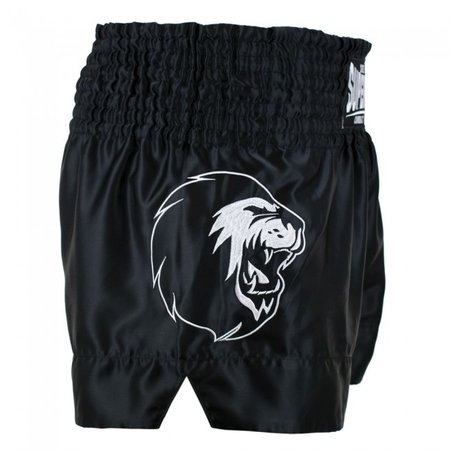 Super Pro Super Pro Combat Gear Thai and Kickboxing Shorts Hero Black / White