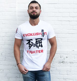 ISAMU Kyokushin Fighter 'Jakku' T-shirt White