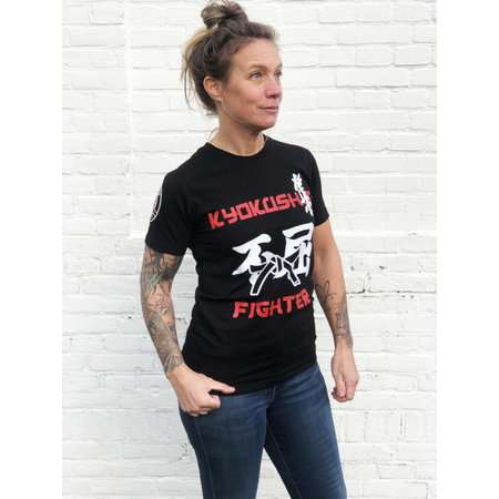 ISAMU Kyokushin Fighter 'Jakku' T-shirt Zwart